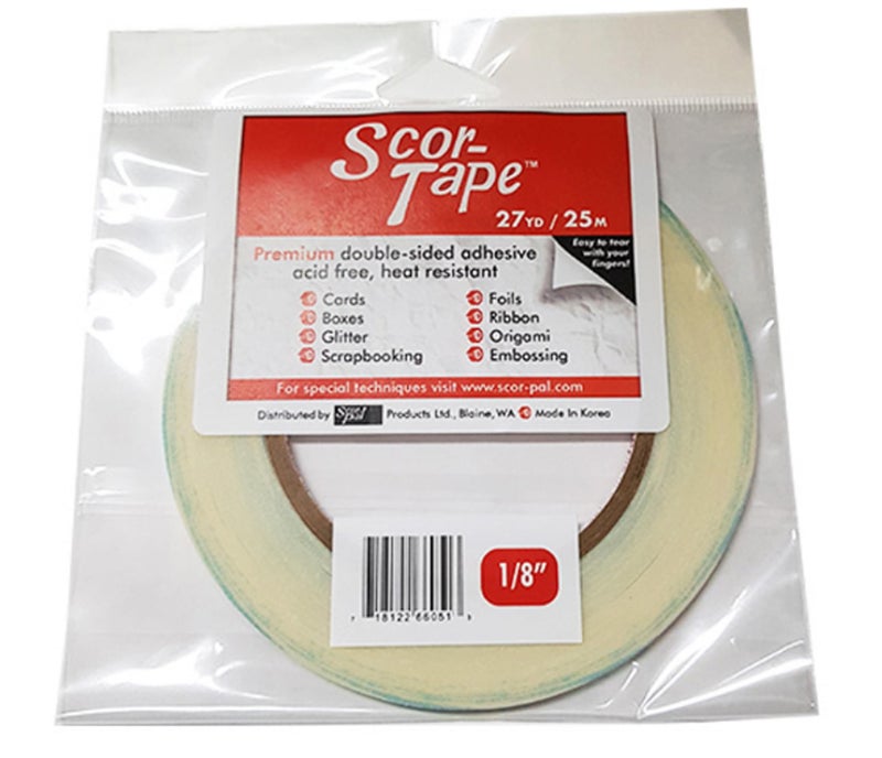 Scor-Pal Sakura Hobby Craft 1/8-Inch X 27-Yards Scor-Tape